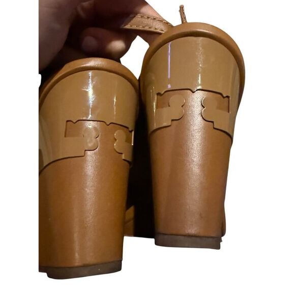 Tory Burch Gabrielle Wedge Sandals Sz. 7.5 - Picture 4 of 10